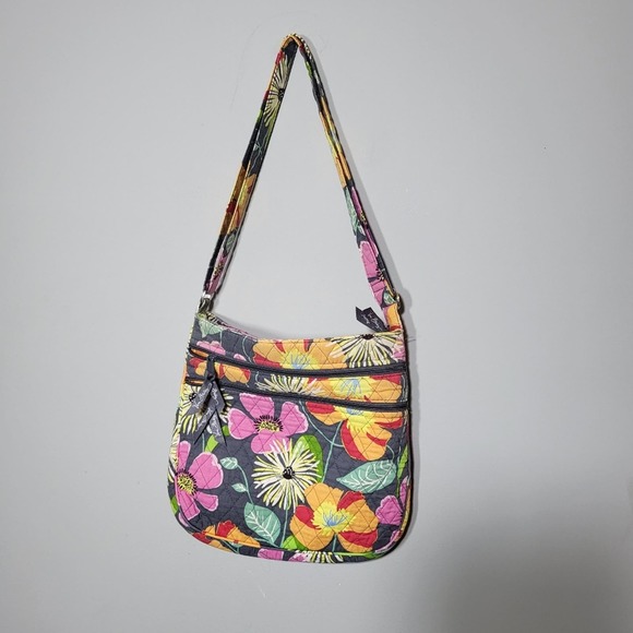 🌜 VERA BRADLEY Crossbody bright floral bag - Picture 1 of 7